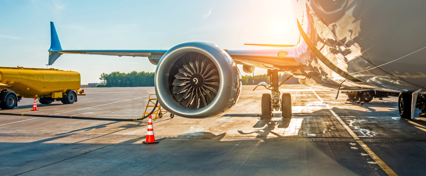 Turbina de un avión