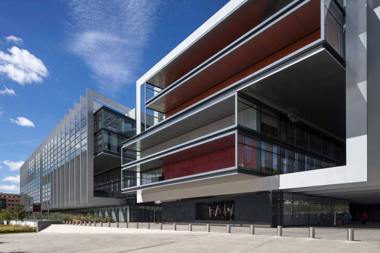 Exterior of Campus building. Assessment of the Board of Directors