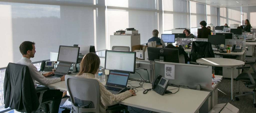 Repsol employee at work in the office