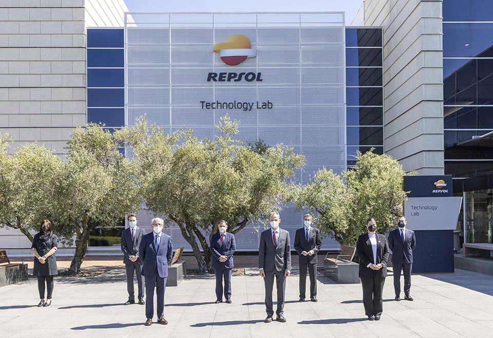 Visita del Ministro de Ciencia e Innovación, Pedro Duque, al centro de investigación Repsol Technology Lab