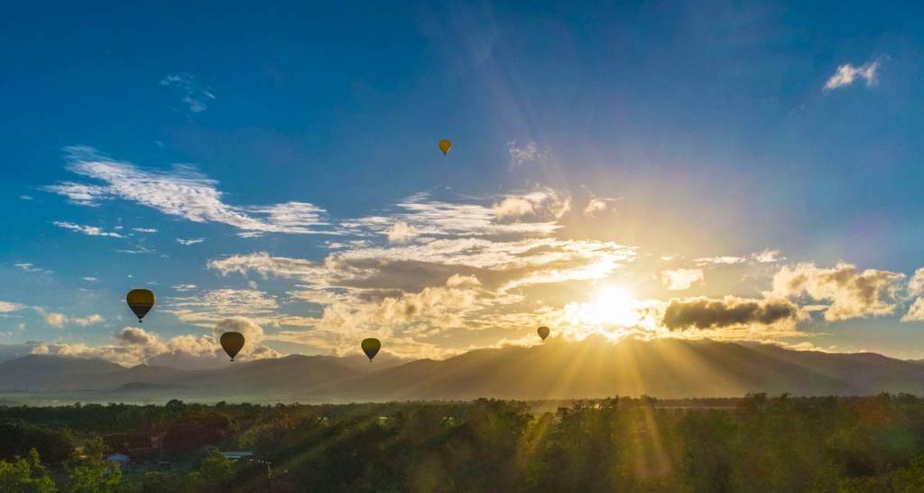 Hot air balloons