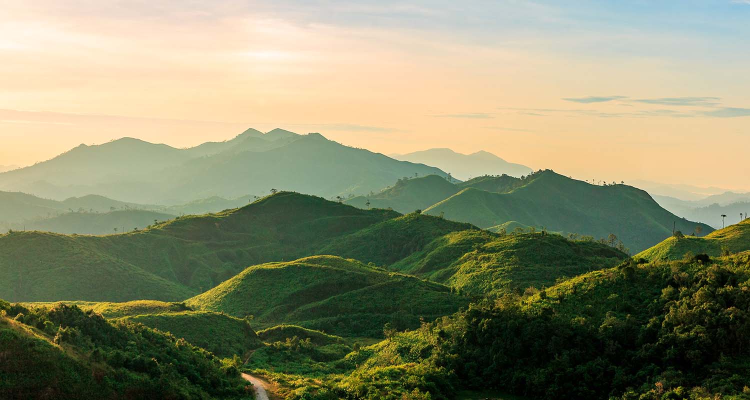 View of a mountainous landscape