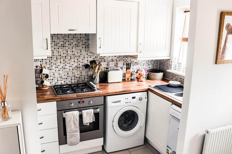 Appliances in a kitchen